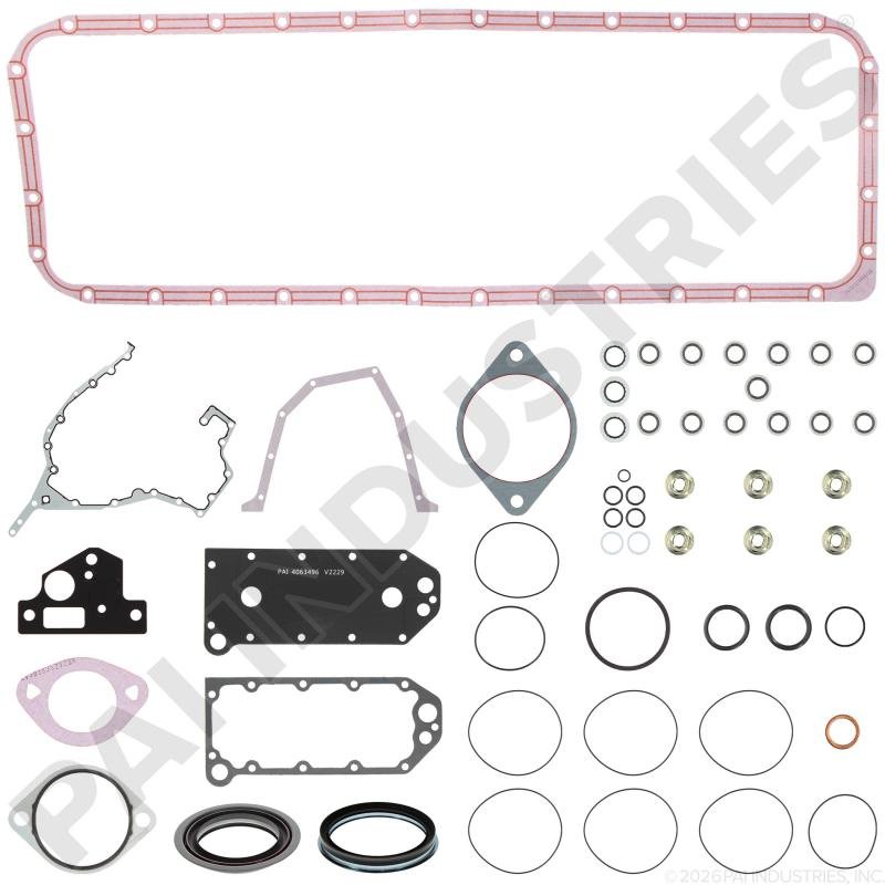 Juego de empaques inferior PAI 131811 para motores Cummins 6C ISC ISL