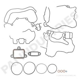 Juego de juntas para cubierta frontal International DT466E y DT530E PAI 431263, referencia Navistar 1824984C92, sin retén delantero del cigüeñal