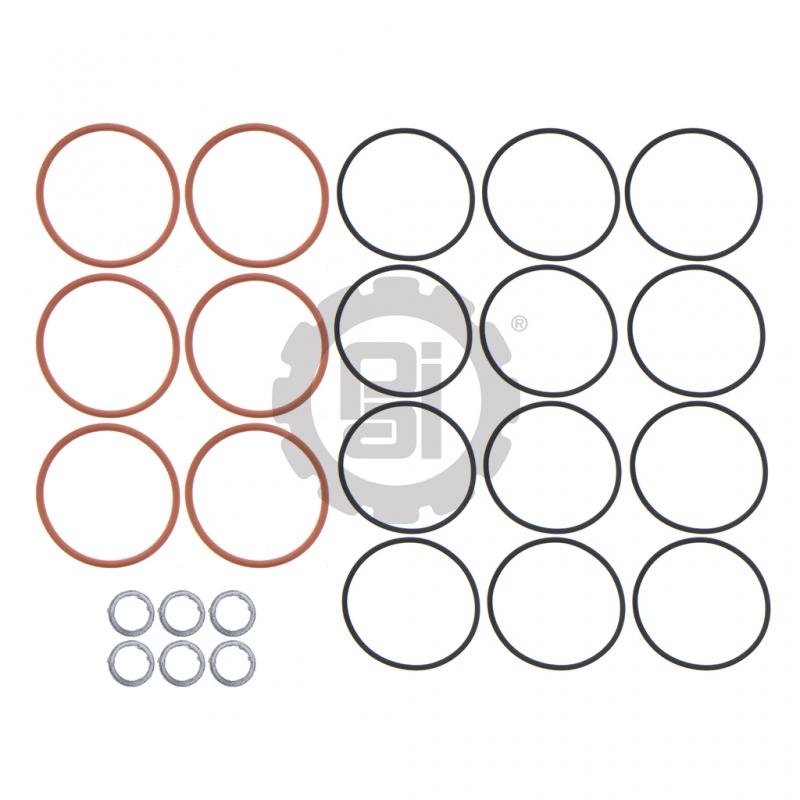 Kit PAI 621224 de O-rings superiores e inferiores y sellos para seis inyectores Detroit Diesel Series 50 y Series 60